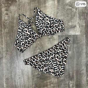Skatie Leopard Print Bikini Set